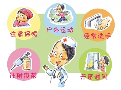 预防流感要养成良好的生活习惯（资料图）
